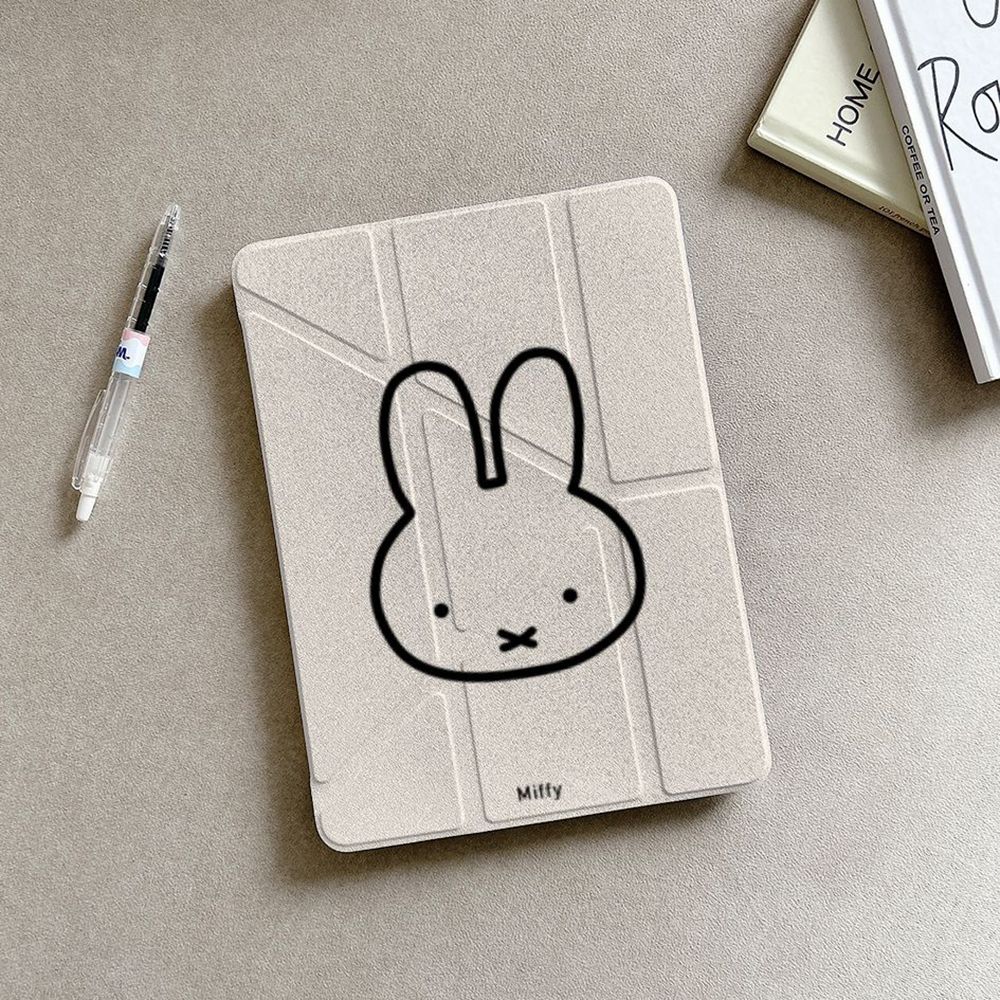 Tablet Accessories Case - Simple Miffy Applicable To Apple 10.2
