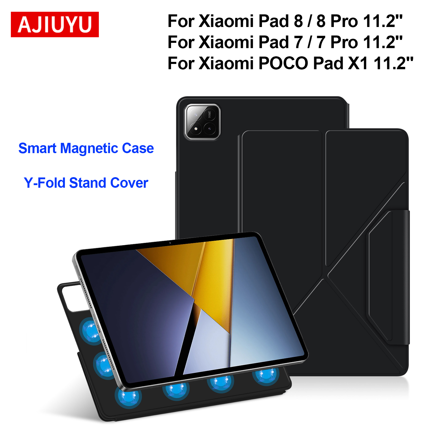 Smart Magnetic Case For Xiaomi - Poco Tablet Accessories のレビューと価格