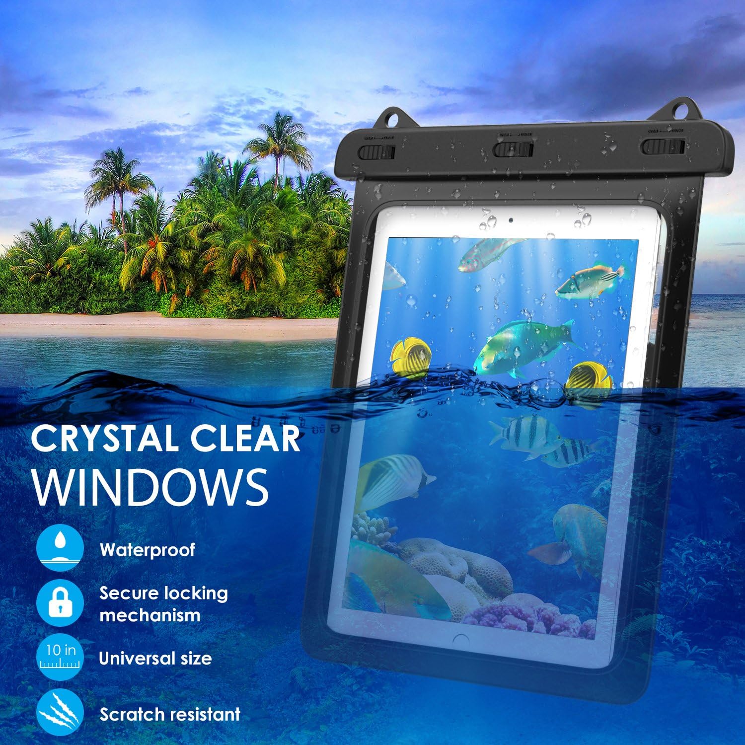 MoKo Waterproof Tablet Case Ta - Tablet Accessories Samsung のレビューと価格