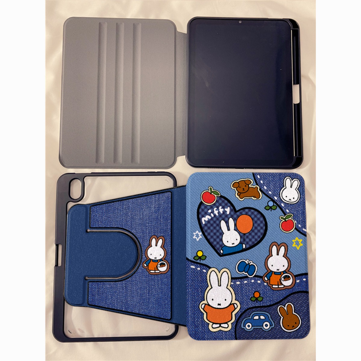 Kawaii Miffy Rabbit Tablet Cas - Tablet Accessories Case のレビューと価格