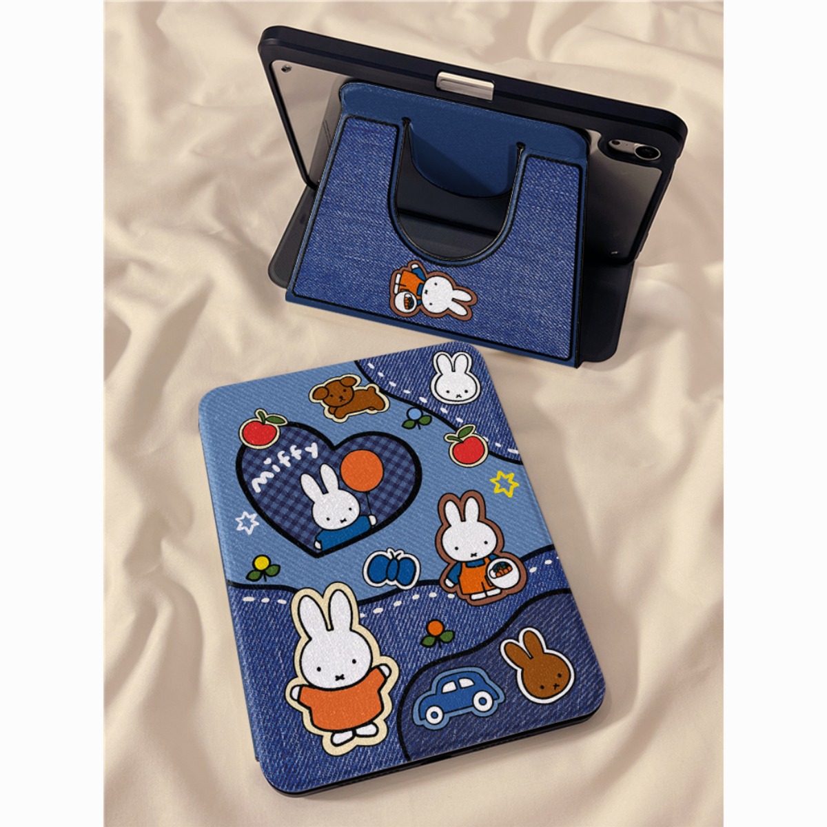 Kawaii Miffy Rabbit Tablet Cas - Tablet Accessories Case のレビューと価格