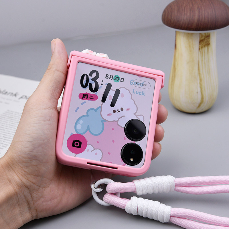 Cute Rabbit Ears Hinge Phone C - Motorola Tablet Accessories のレビューと価格