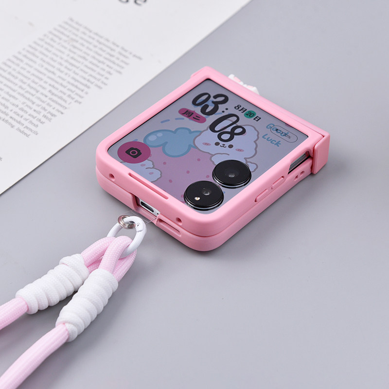 Cute Rabbit Ears Hinge Phone C - Motorola Tablet Accessories のレビューと価格