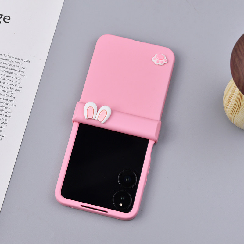 Cute Rabbit Ears Hinge Phone C - Motorola Tablet Accessories のレビューと価格