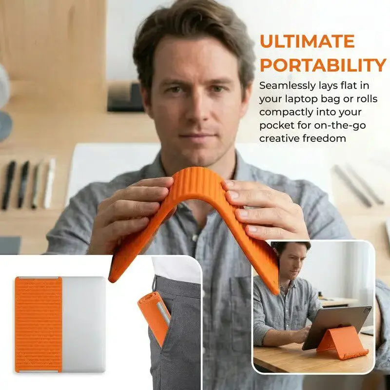 Silicone Foldable Phone Stand  - Laptop Tablet Accessories のレビューと価格