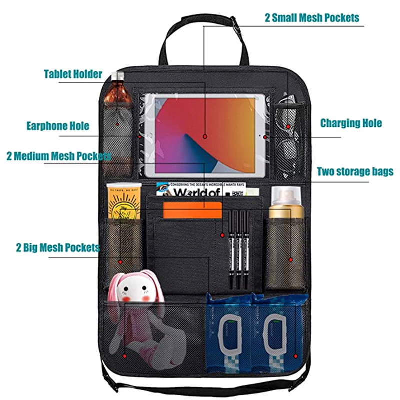 1pc Car Backseat Organizer wit - Pen Tablet Accessories のレビューと価格