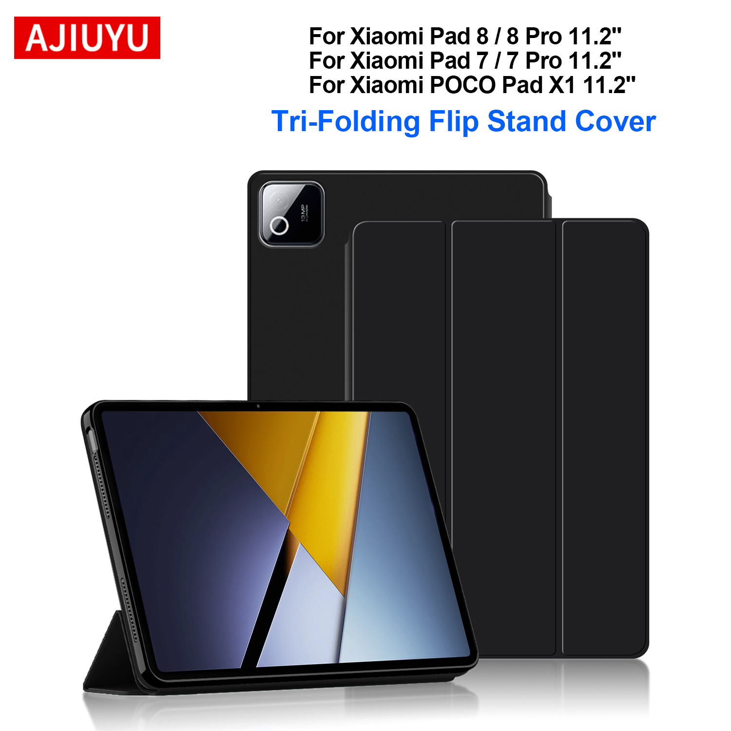 Flip Cover PU Leather Case For - Poco Tablet Accessories のレビューと価格
