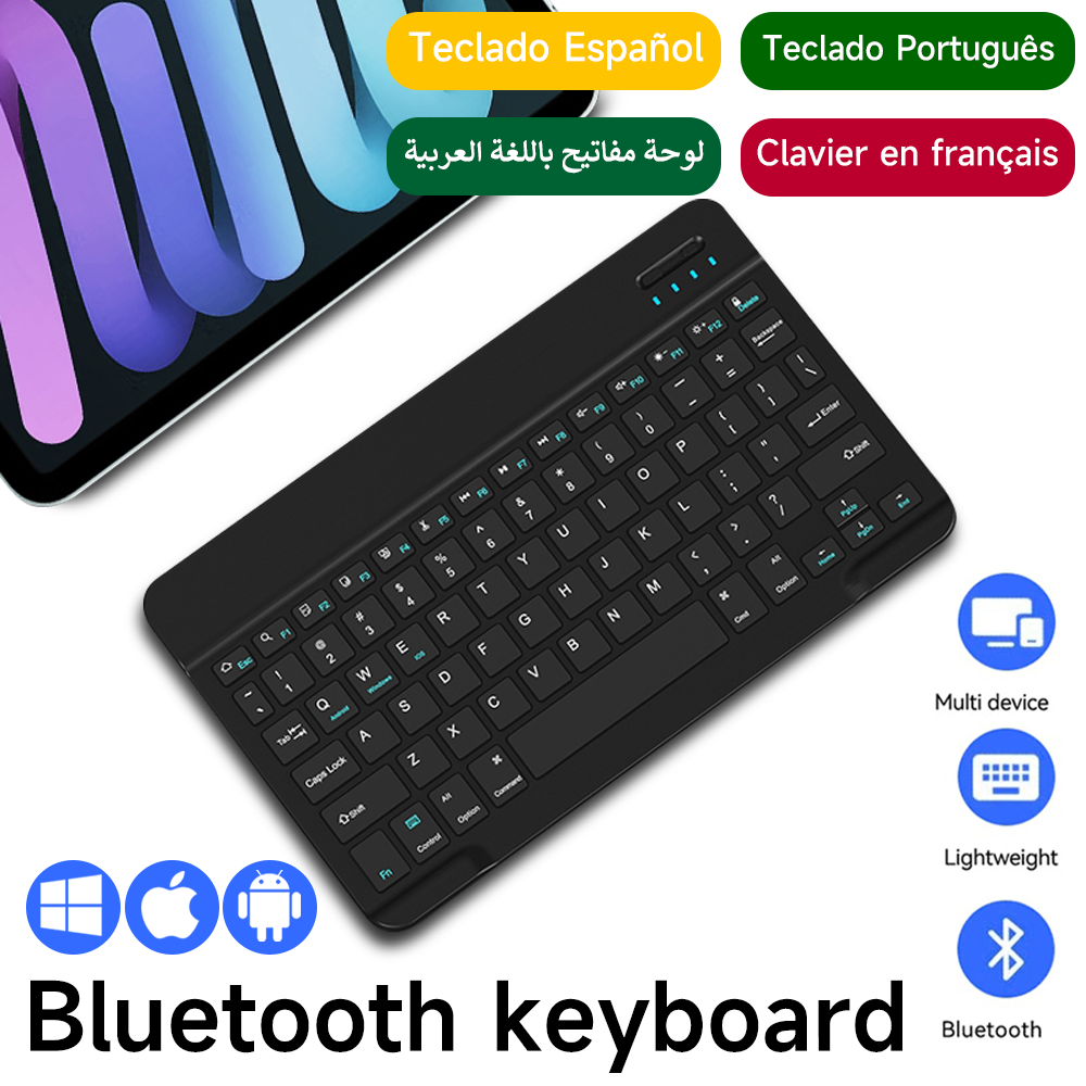 Bluetooth Keyboard for IOS And - Tablet Accessories Samsung のレビューと価格