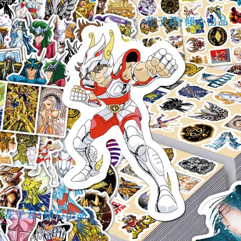 101Pcs Saint Seiya Anime Stick - Laptop Tablet Accessories のレビューと価格