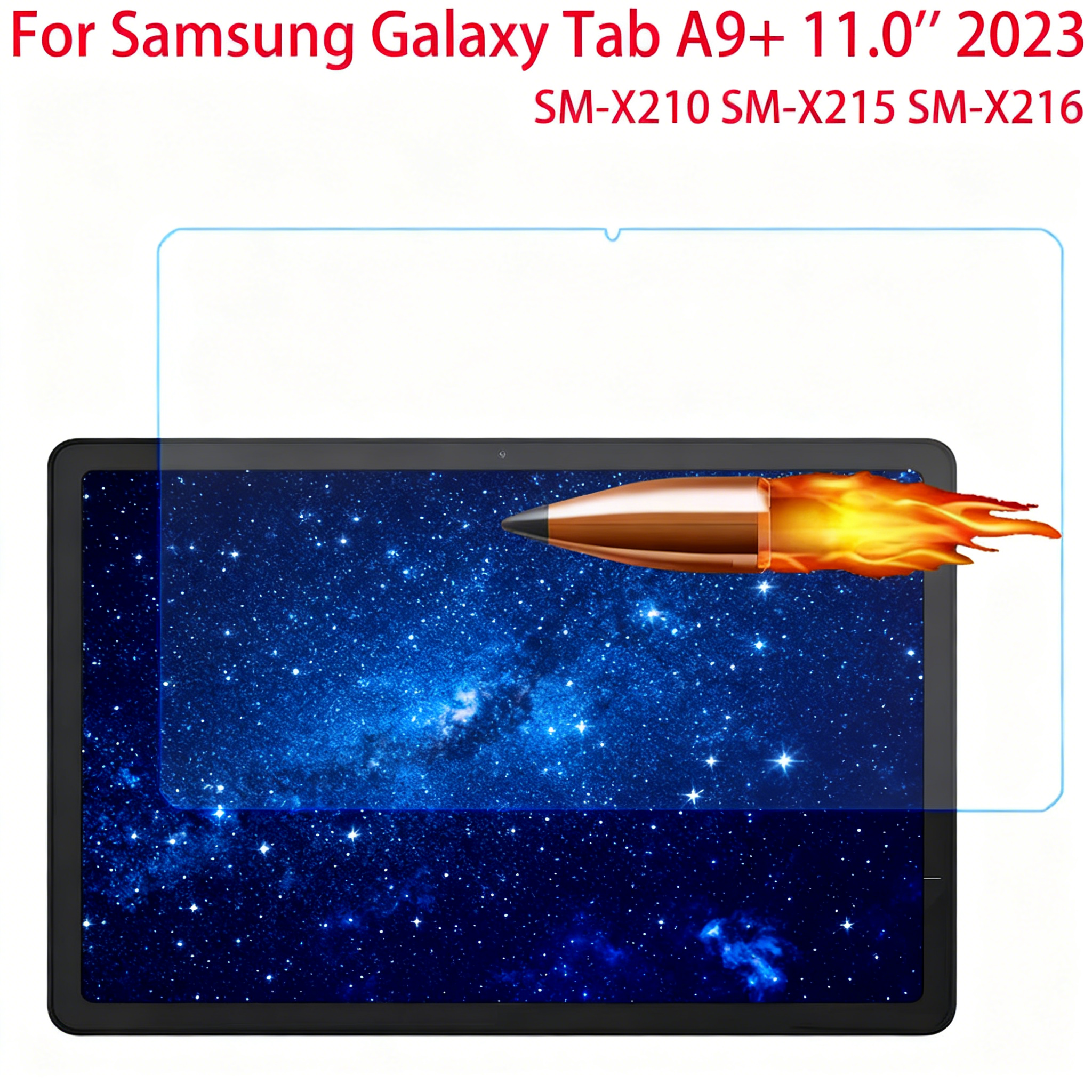 9H Tempered Glass Screen Prote - Galaxy Tablet Accessories のレビューと価格