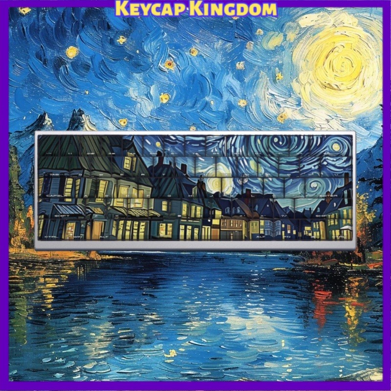 Van Gogh Starry Sky Theme Keyc - Tablet Pc Accessories のレビューと価格