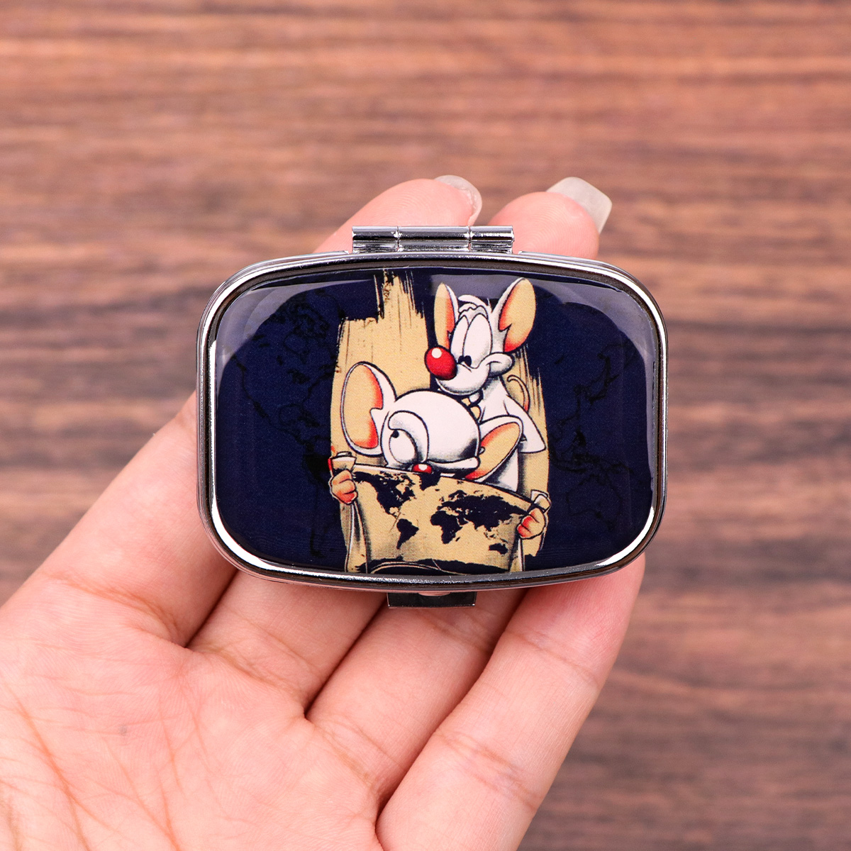 Cute Mouse Cartoon Travel Pill - Tablet Accessories Case のレビューと価格
