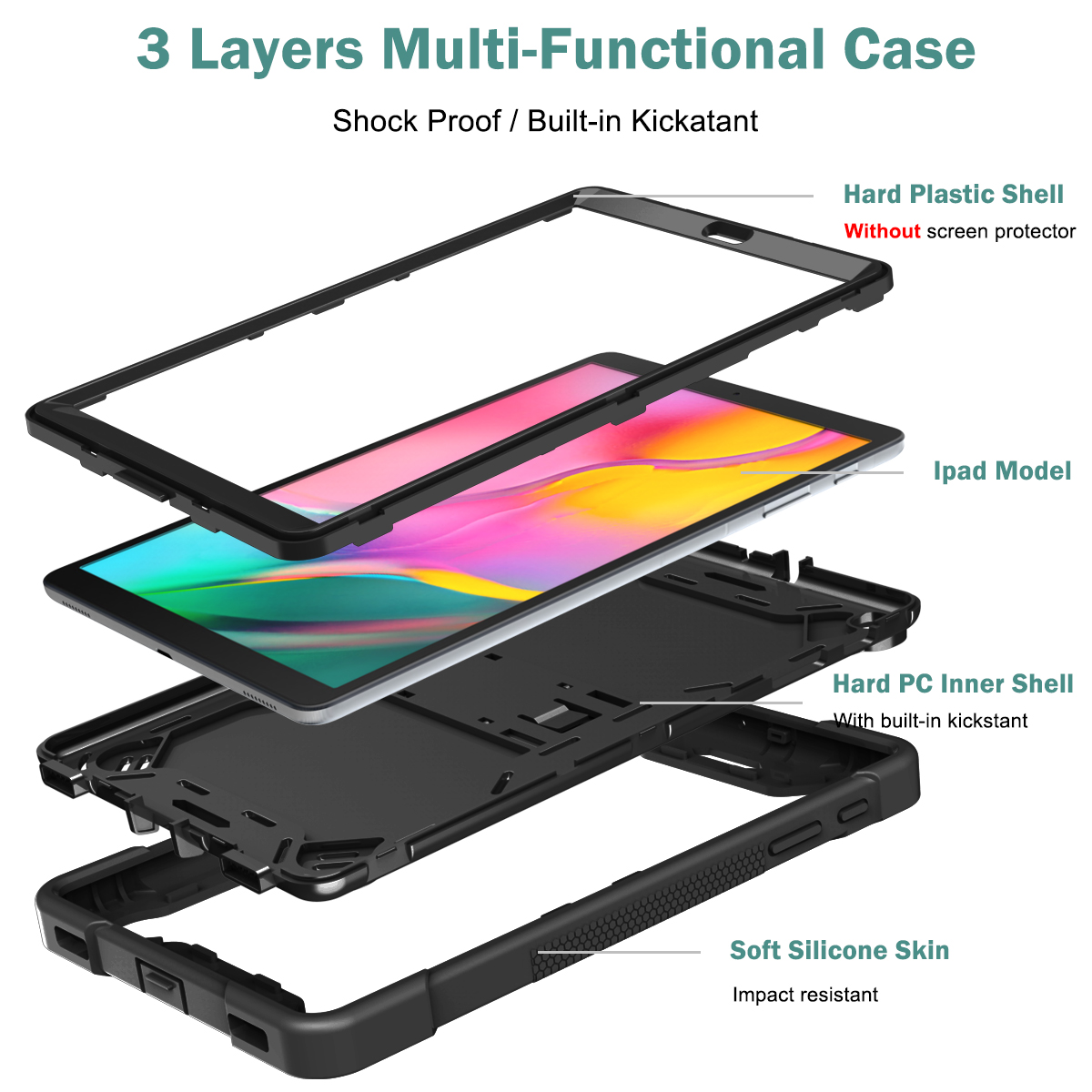 Heavy Duty Stand Case for Sams - Tablet Accessories Samsung のレビューと価格