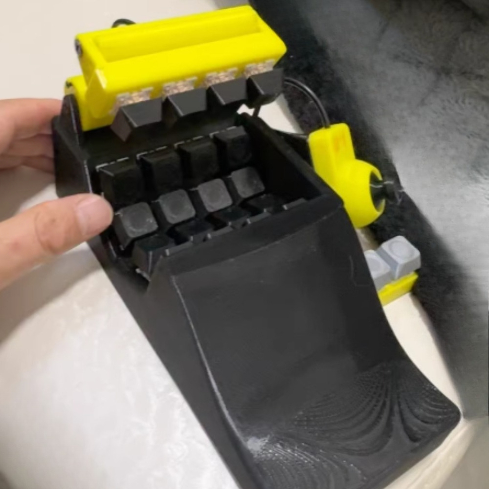 One Handed Gaming Keyboard Cus - Tablet Accessories 3D Print のレビューと価格