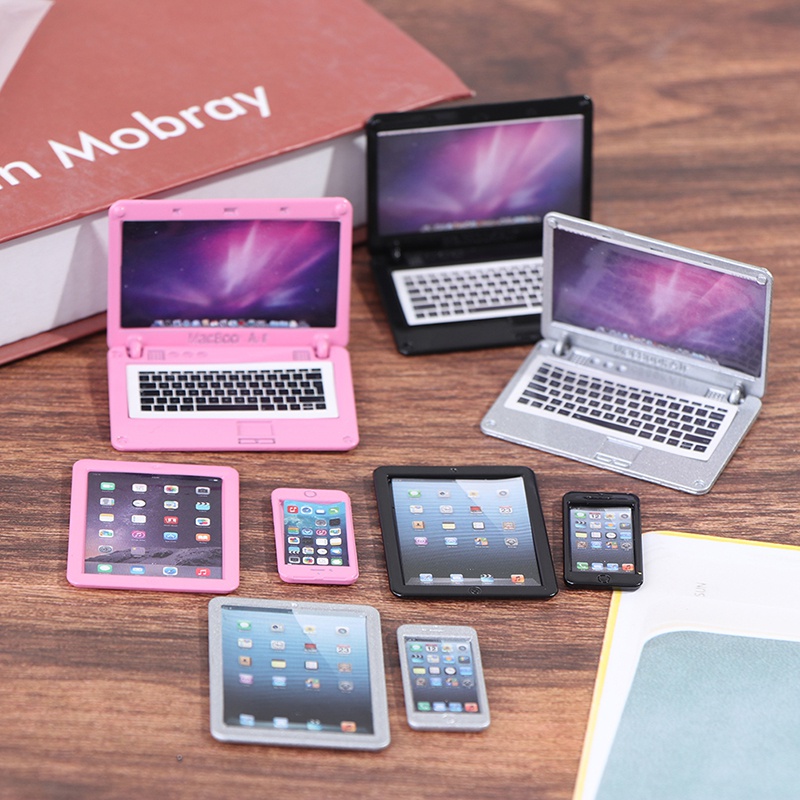 3Pcs/Set Simulation Mini Lapto - Tablet Accessories Set のレビューと価格