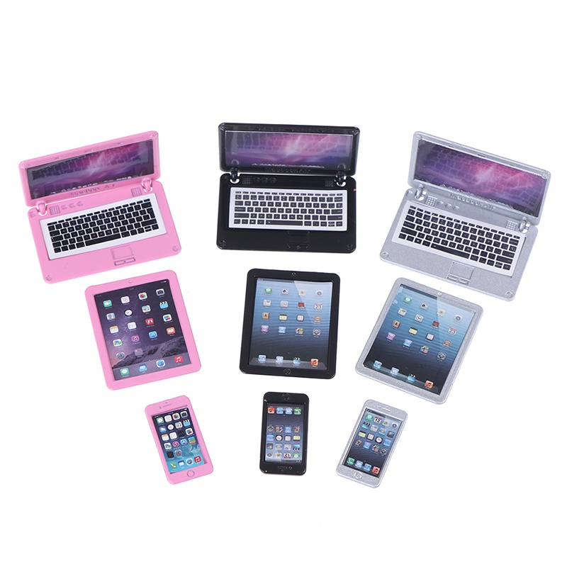 3Pcs/Set Simulation Mini Lapto - Tablet Accessories Set のレビューと価格