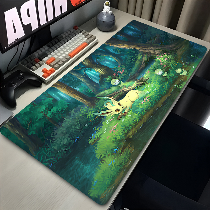 Mouse Pad Gamer P-pokemon Leaf - Laptop Tablet Accessories のレビューと価格