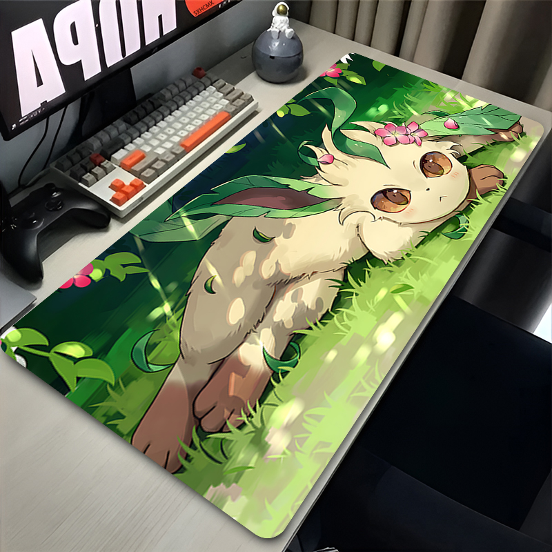 Mouse Pad Gamer P-pokemon Leaf - Laptop Tablet Accessories のレビューと価格