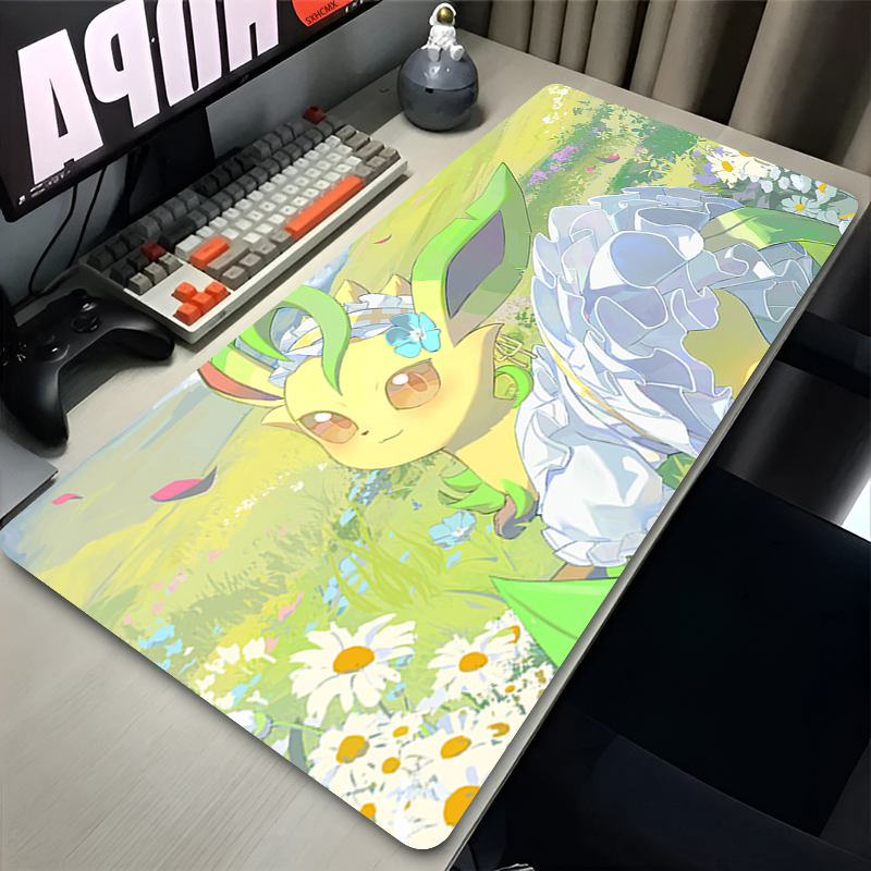 Mouse Pad Gamer P-pokemon Leaf - Laptop Tablet Accessories のレビューと価格