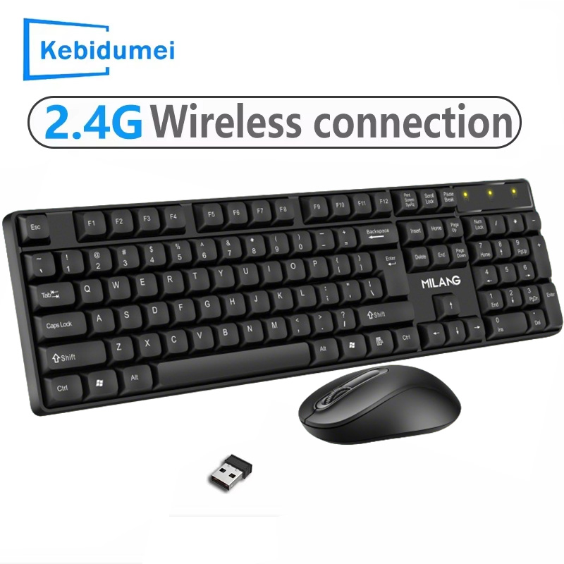 2.4GHz Wireless Keyboard Mouse - Tablet Accessories Set のレビューと価格