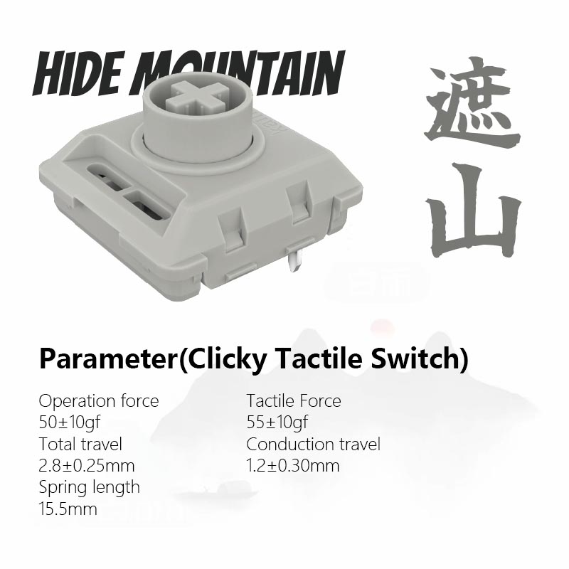 Kailh POM Hide Mountain Low Pr - Tablet Accessories Uk のレビューと価格