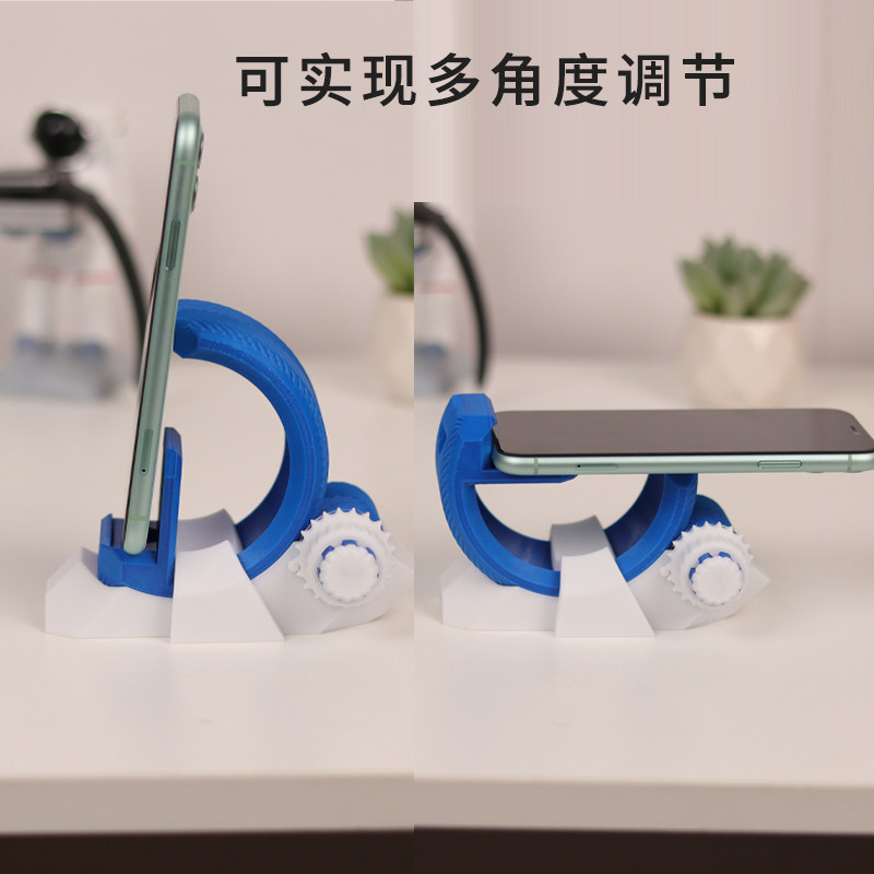 Gear Phone Holder 3D Printing  - Tablet Accessories 3D Print のレビューと価格