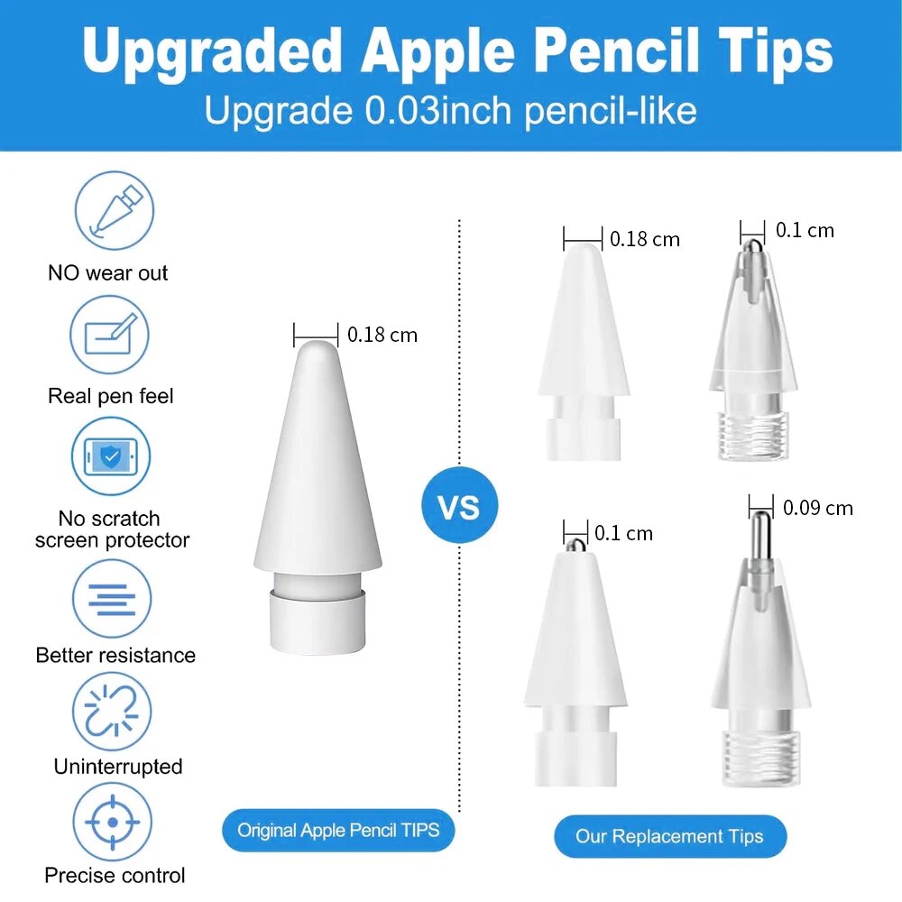 For Apple Pencil Pen Nib Penci - Pen Tablet Accessories のレビューと価格