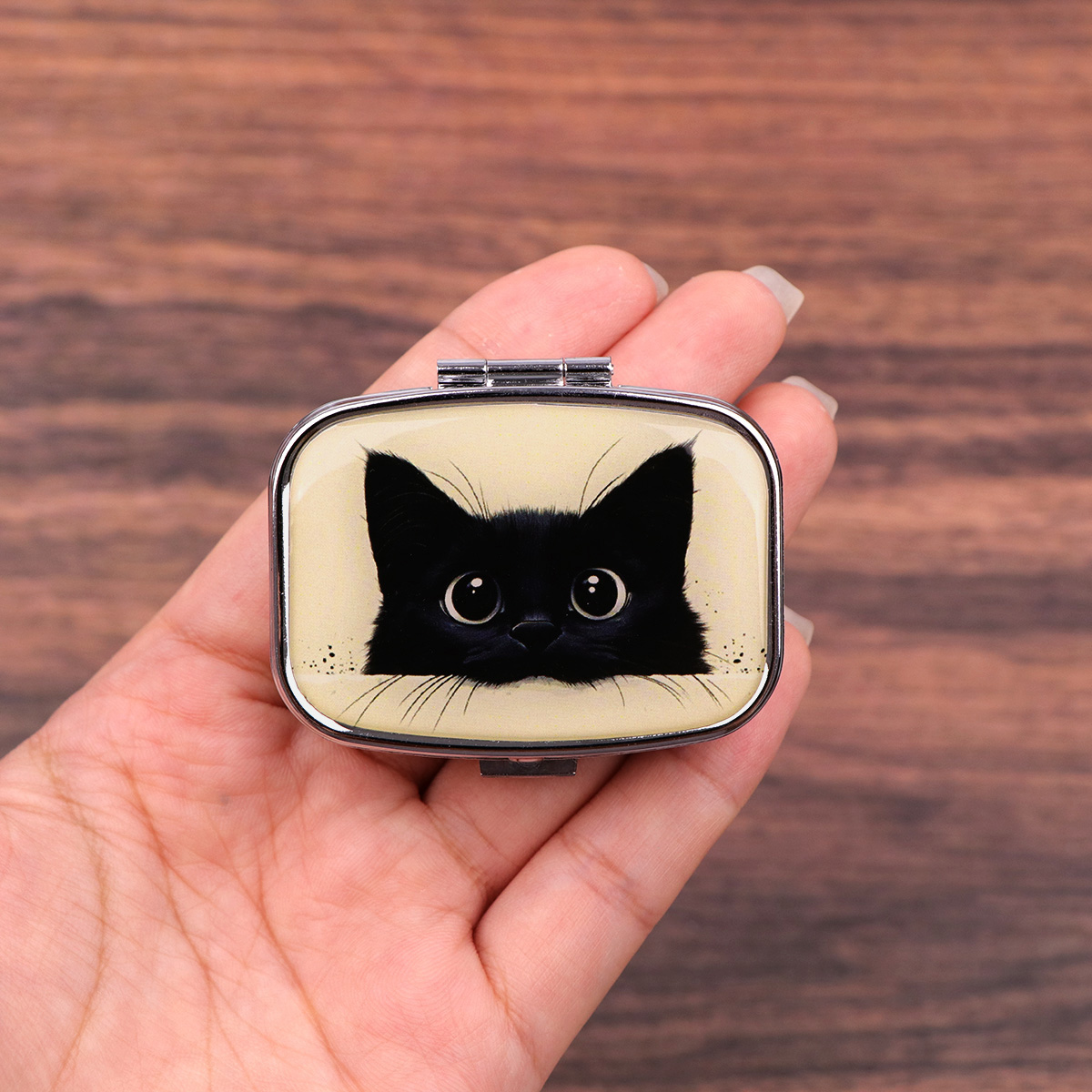 Cute Black Cat Travel Pill Org - Tablet Accessories Case のレビューと価格