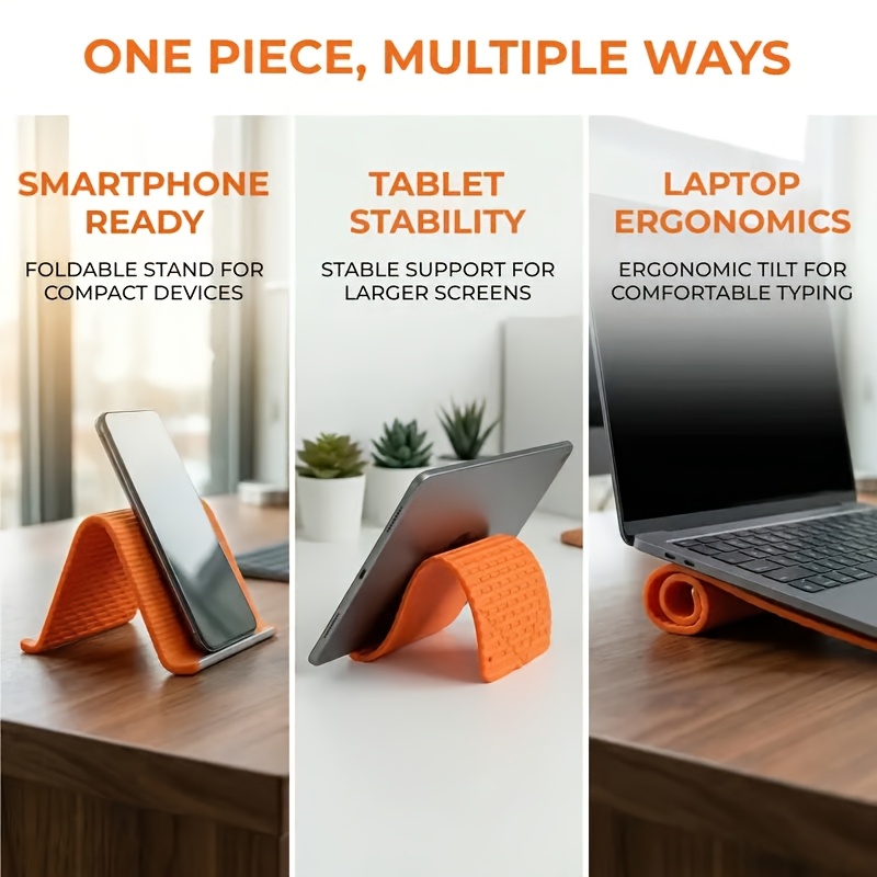 Flexible Folding Phone Holder  - Laptop Tablet Accessories のレビューと価格