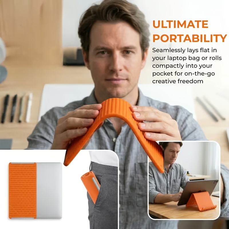Flexible Folding Phone Holder  - Laptop Tablet Accessories のレビューと価格