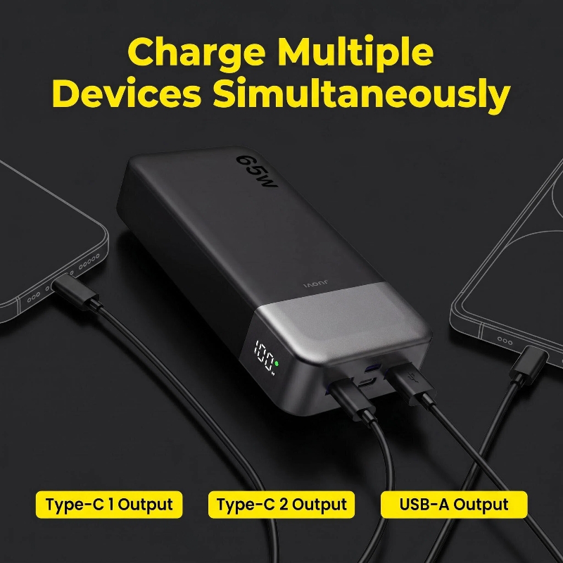 JUOVI 20000mAh Power Bank 65W  - Tablet Accessories Samsung のレビューと価格