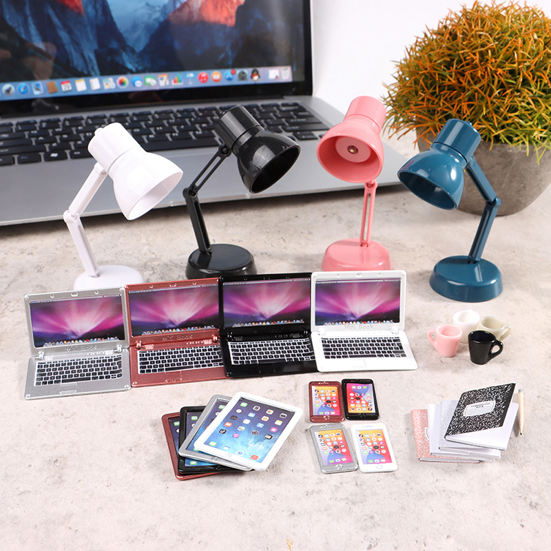 1:12 Dollhouse Miniature Lapto - Tablet Accessories Set のレビューと価格