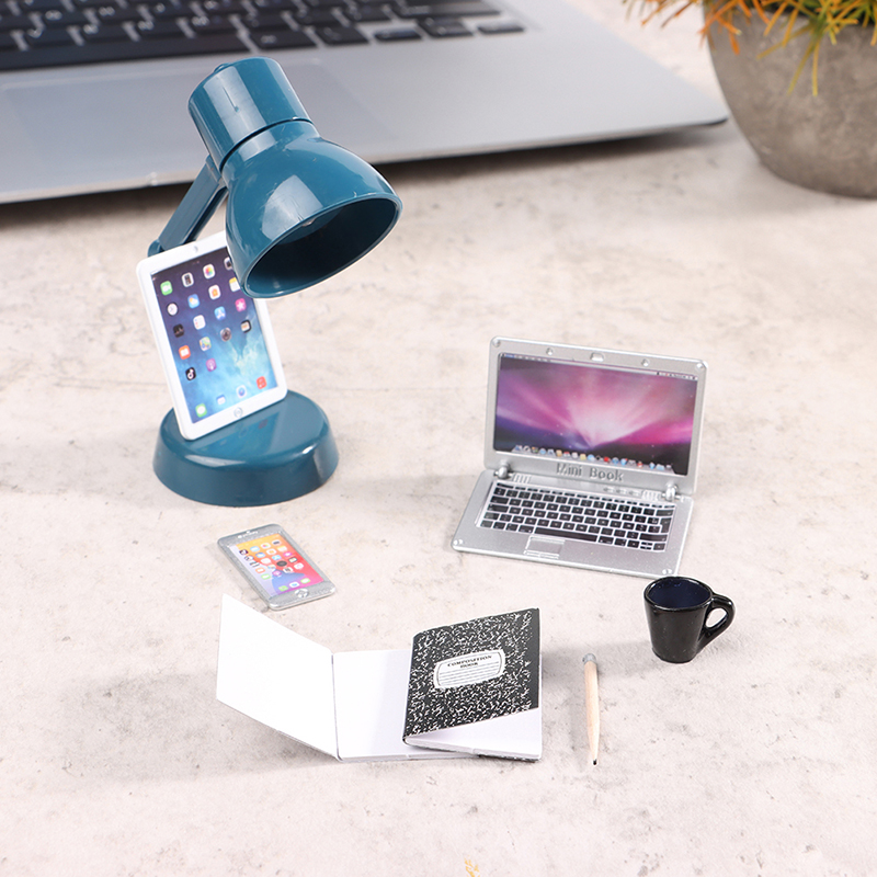 1:12 Dollhouse Miniature Lapto - Tablet Accessories Set のレビューと価格
