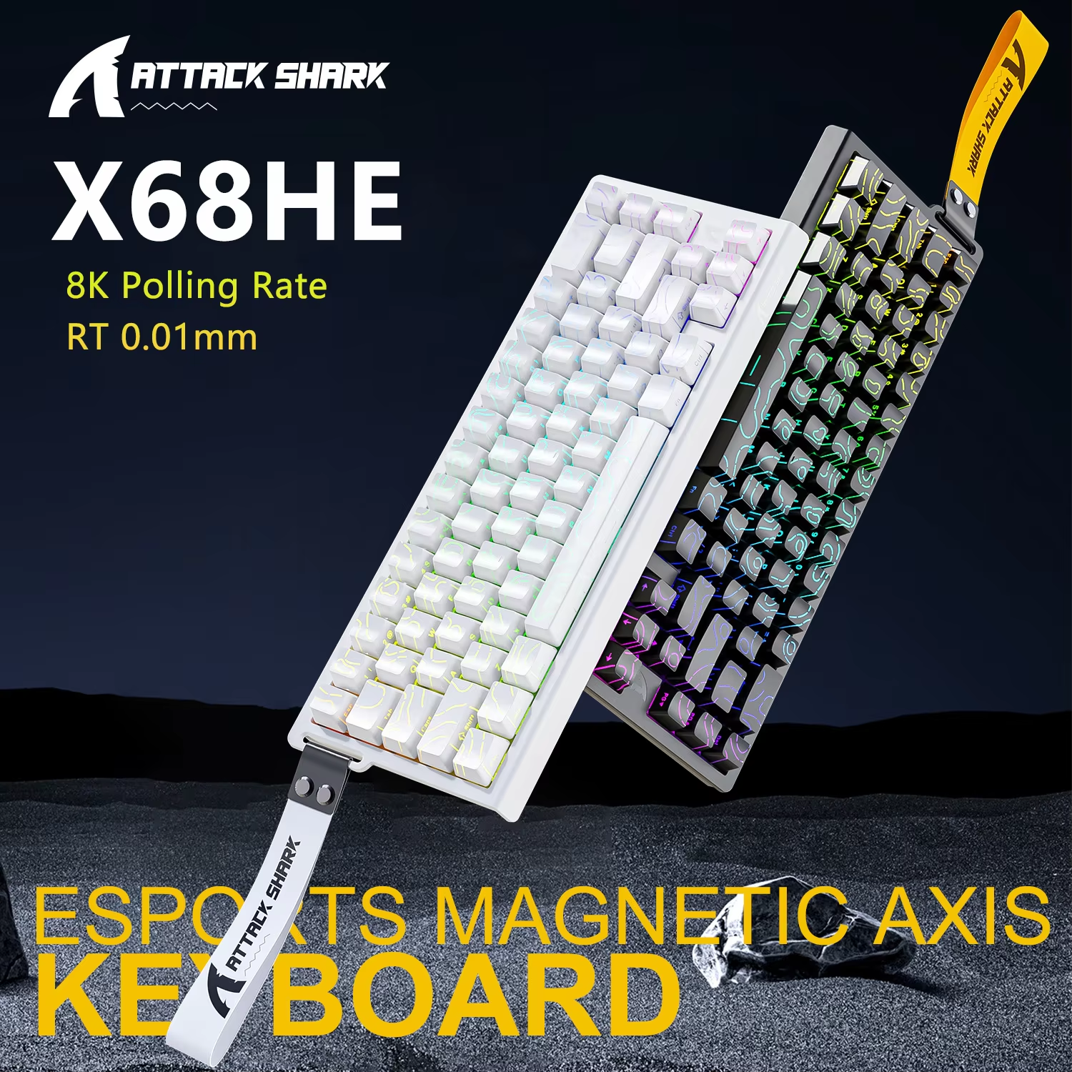 ATTACK SHARK X68HE Magnetic Me - Tablet Accessories Uk のレビューと価格