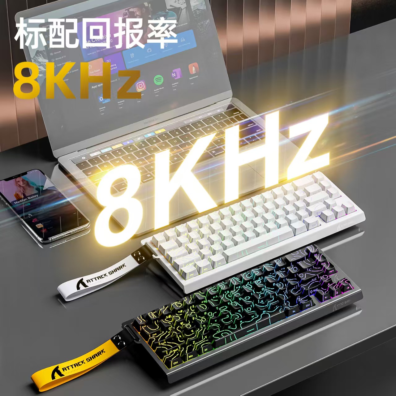 ATTACK SHARK X68HE Magnetic Me - Tablet Accessories Uk のレビューと価格