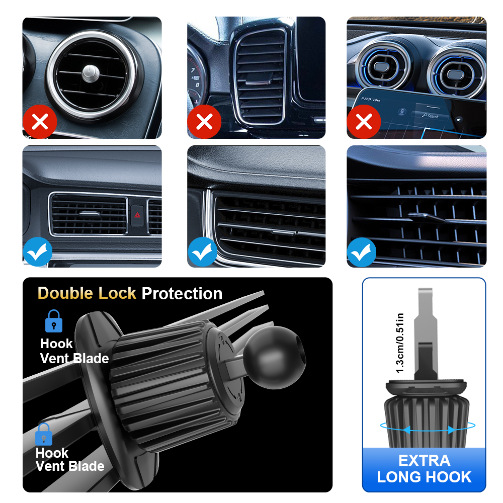 Universal Car Air Vent Tablet  - Tablet Accessories Samsung のレビューと価格